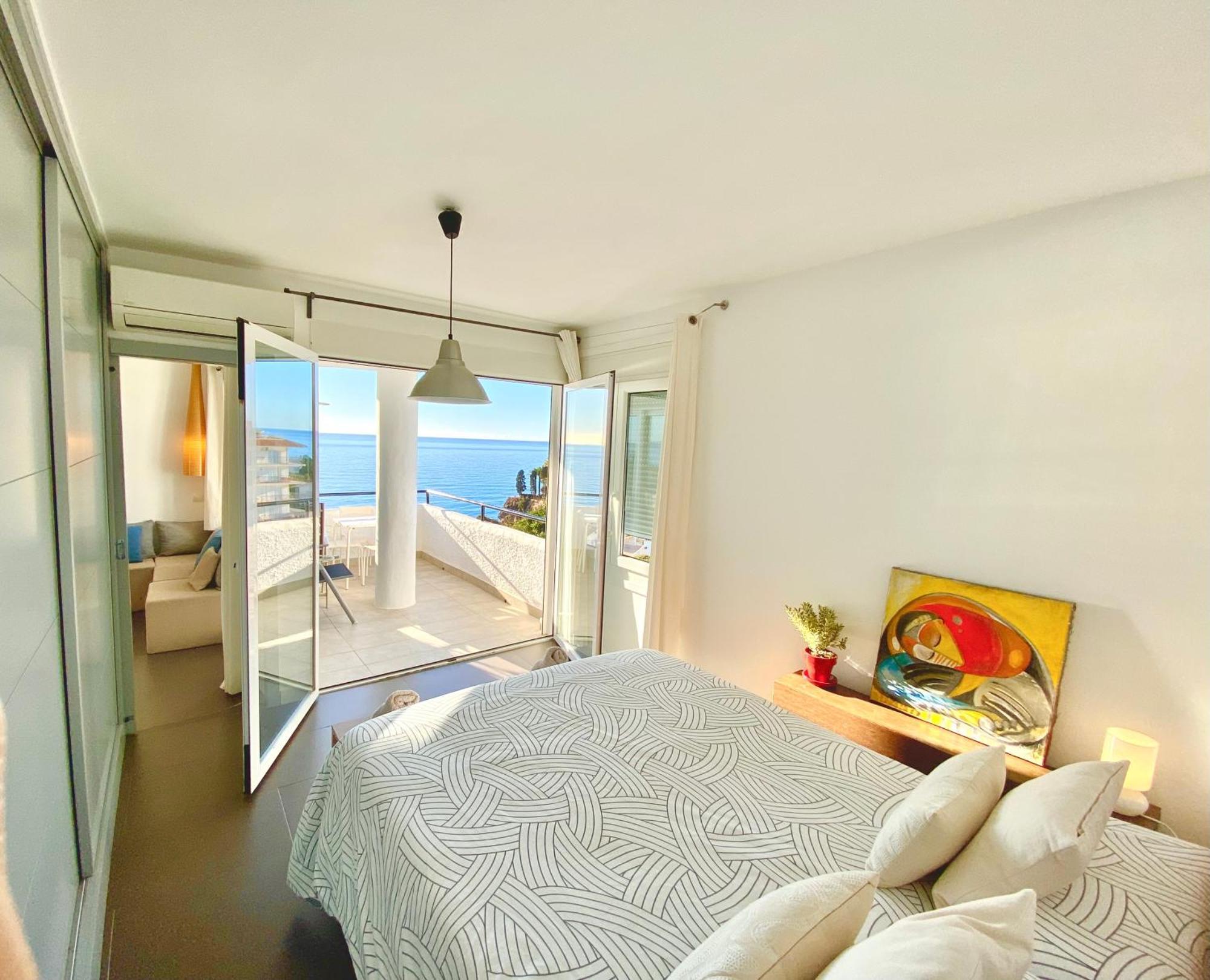 Modern Apartment Stunning Sea Views And Pool Nerja Extérieur photo
